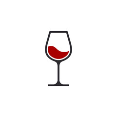 Wine glass icon. Wineglass. Flask template. Jar icon. Wine flask. Cup sign. Glass stencil. Glass silhouette. Logo template. Glass container. Shape for 3d modeling. Cognac flask. Champagne wineglass.