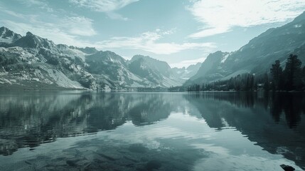 lake in mountains