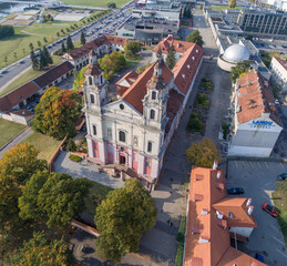 Church of St. Archangel Raphael in Vilnius City, Lithuania