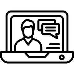 Online Communication Icon
