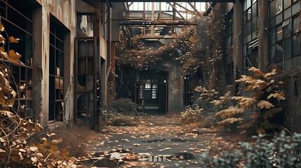 Urban Decay: Forgotten Industrial Relic./n