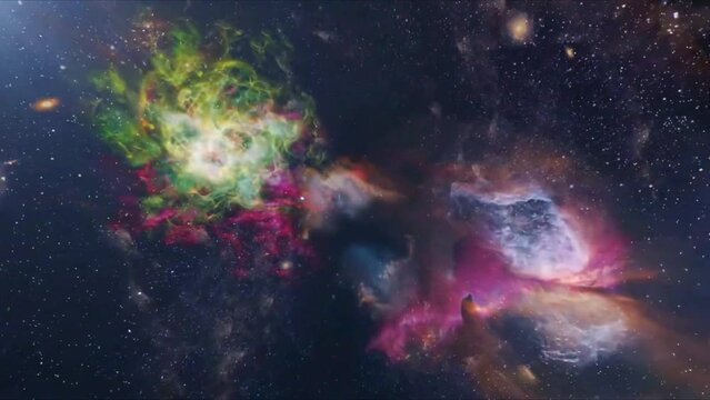 nebula star space concept motion futuristic background