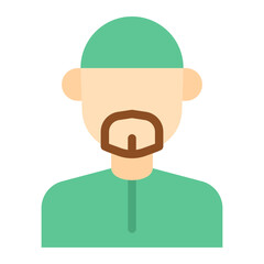 Man flat icon