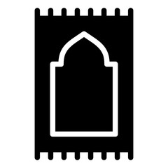 Prayer Mat glyph icon