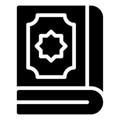 Al Quran glyph icon