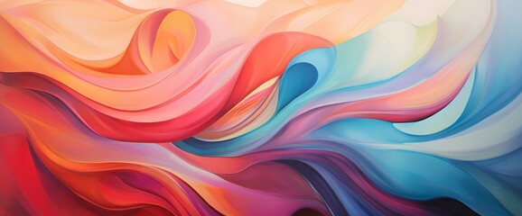 Like a symphony of light and color, bold strokes converge to form a fluid gradient wave that breathes life into the sleek contours of a modern masterpiece.