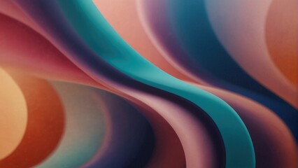 Dynamic Whirl Abstract Background with Colorful Twisted Shapes in Motion