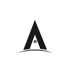 Fototapeta premium monogram logo A 3