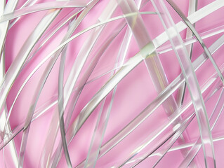 Subtle hints of shimmering silver mixed with pale pink lines, abstract , background - obrazy, fototapety, plakaty
