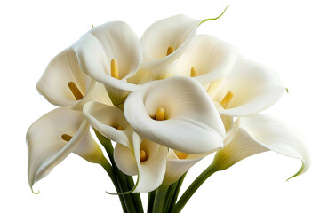 Elegant Calla Lilies: Ivory and Cream Floral Delight