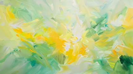 Fototapeta na wymiar Lemon yellow and mint green dance in a lively rhythm, bringing a sense of freshness and vitality to the abstract composition.