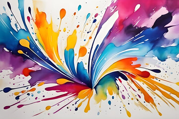 abstract background with splashes