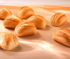 Weizenbrötchen, Brot, Brötchen, Sonnenlicht, Getreide,