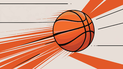 Orange Basketball: The Essence of Vector Motion