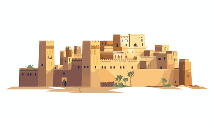 Rendering image of Saudi Arabia Historical palace in D