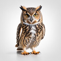 Owl isolated on a white background