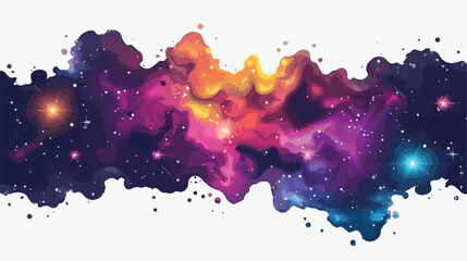 Science fiction nebula background. Space background. N - obrazy, fototapety, plakaty