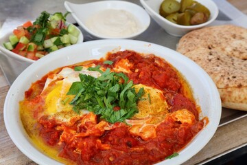 Shakshouka lunch in Israel - 779736704