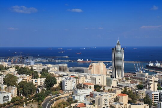 Haifa Israel aerial view
