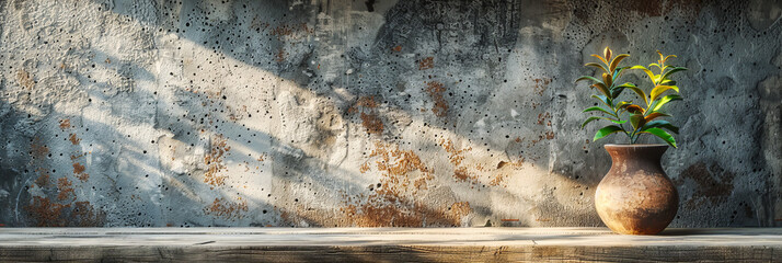 Weathered Concrete Wall with Textured Surface, Abstract and Grungy Background, Aged and Stained Architecture Detail for Vintage Appeal