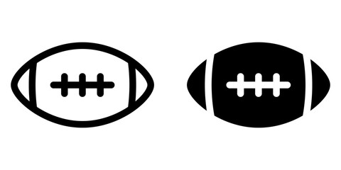 American football ball icon symbol