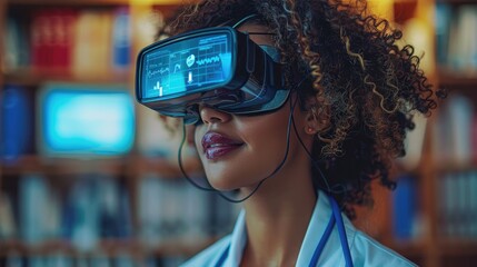 Virtual reality and augmented reality enhance medical education and training.