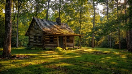 wooden cabin 