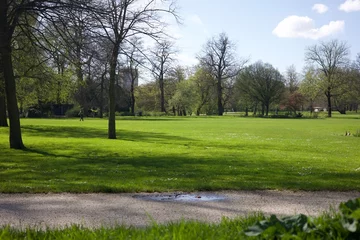 Foto op Canvas This is a photo of Het Park in Rotterdam, Netherlands, taken in April 2024. © SANGIN