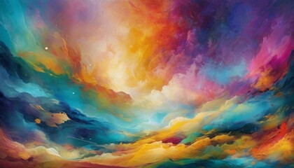 This dreamscape art features a surreal blend of clouds and colors, evoking a celestial atmosphere that's both peaceful and stirring for imaginative themes.. AI Generation