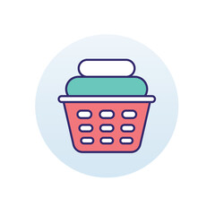 Laundry Basket  vector icon