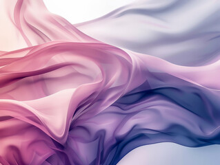 Obraz premium A pink and purple fabric with a wave pattern