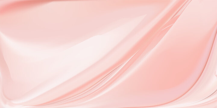 Vector silky pink background with a wave pattern