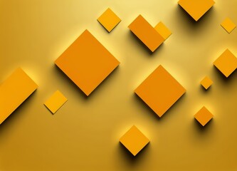 Fototapeta na wymiar Abstract Yellow Geometric Background