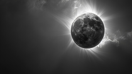Solar eclipse - dramatic composition - apocalypse - end of world - end-times - revelations