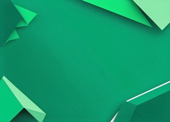 Abstract green Geometric Background