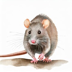 Szczur rysunek - obrazy, fototapety, plakaty