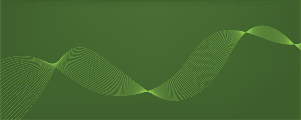 abstract green background with waves