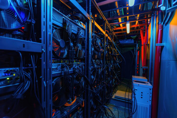 cables connected to a computer