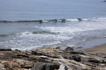 Ocean meeting the shore