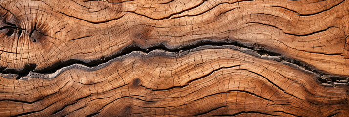 Detailed Wooden Texture of a Weathered Tree Trunk