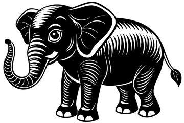 cute-elephant vector illustration 