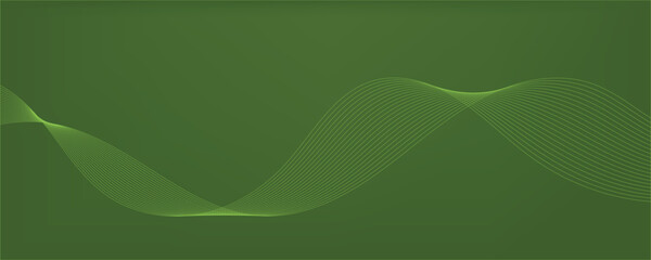 abstract green background with waves