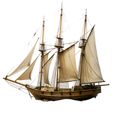 detailed model sailboat