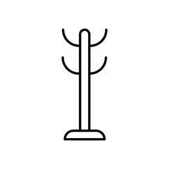 Coat Rack vector icon