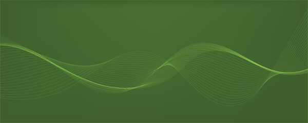 abstract green background with waves
