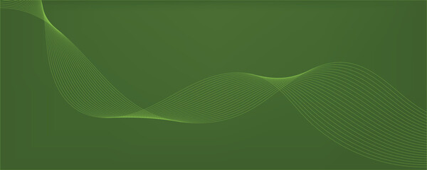 abstract green background with waves
