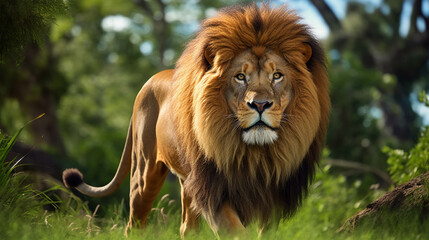 portrait of a lion  high definition(hd) photographic creative image