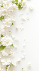 Fototapeta premium Plant flower border materials