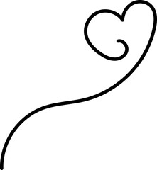 Doodle Heart Line