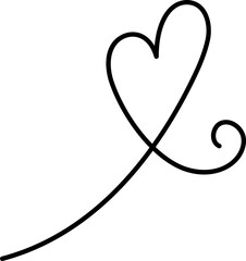 Doodle Heart Line